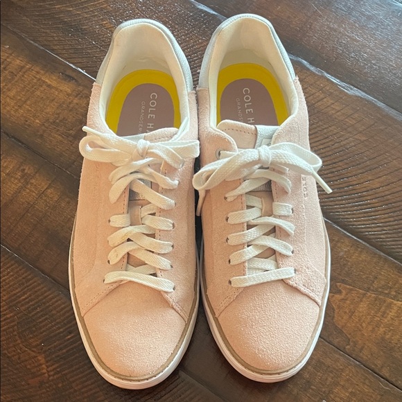 Cole Haan Women's Blush Suede Sneakers - Picture 1 of 5